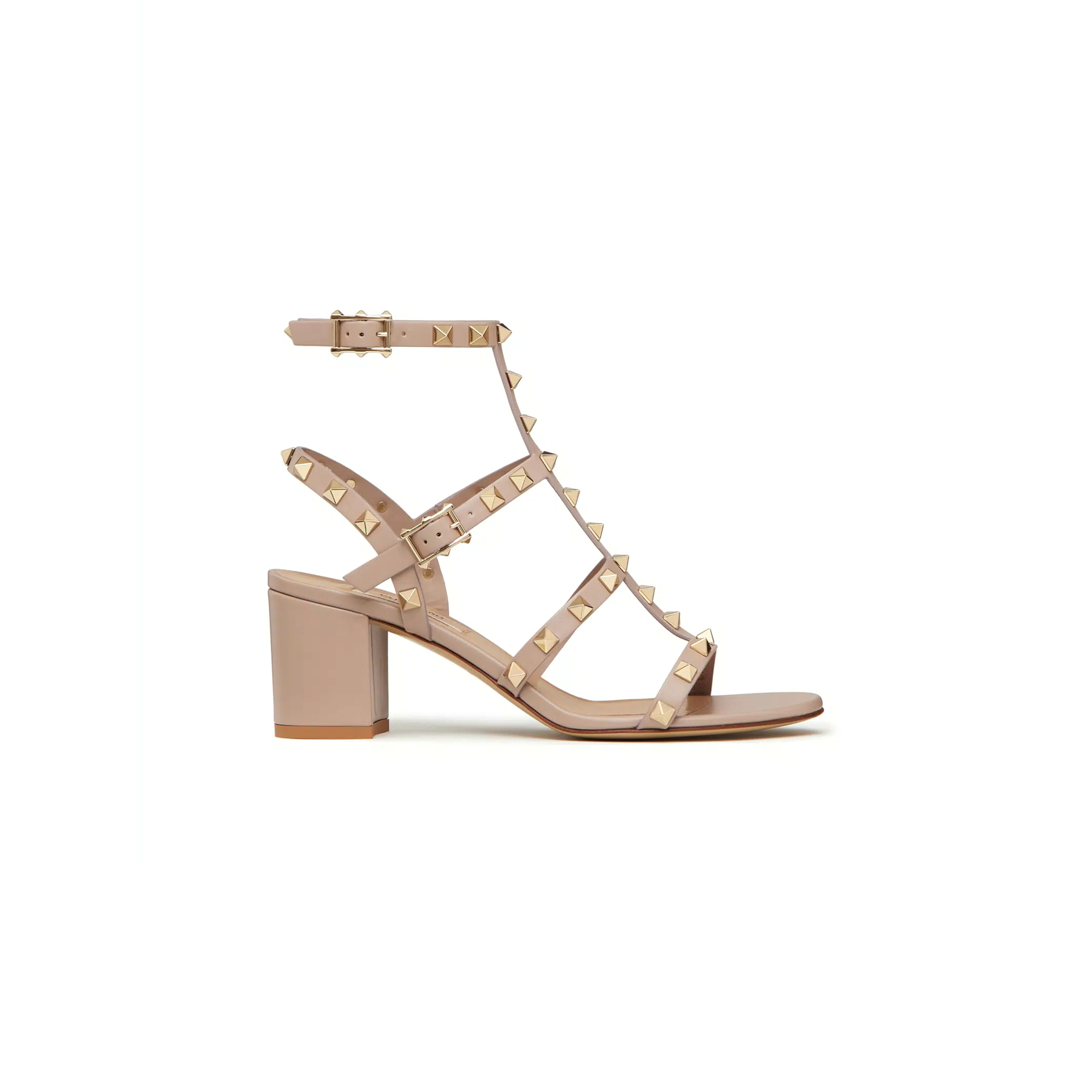 VALENTINO ROCKSTUD CALFSKIN ANKLE STRAP SANDAL 60MM 5W2S0491VBP_P45 VALENTINO ROCKSTUD CALFSKIN ANKLE STRAP SANDAL 60MM 5W2S0491VBP_P45
